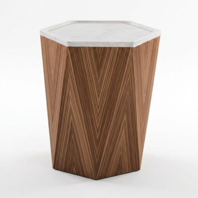 Mesa de centro sala de estar Diseño Mesas Muebles Mesa Lujo Mesa auxiliar Madera Mármol