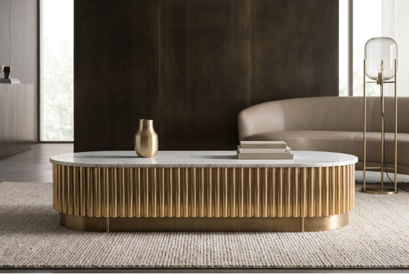 Mesa de centro diseñador sala de estar mesas muebles mesa de lujo mesita de noche mármol metal