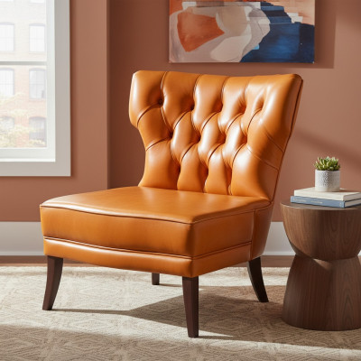 Chesterfield Sillón de cuero Tapizado Silla Muebles de lujo Sofá Couch Sillas de oficina Nuevos