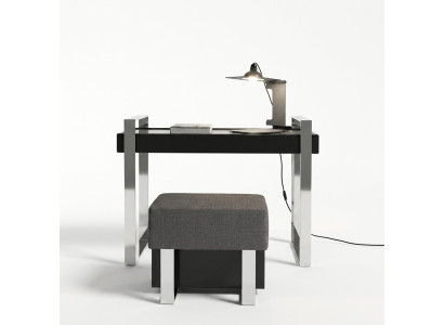 Mesa Secretaria Consolas Mesa Escritorio Tocador Taburete Italiano 2 piezas.