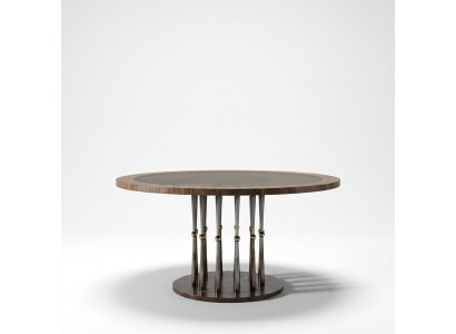 Mesa de comedor redonda de lujo Madera Mesas de comedor Muebles italianos Mesas Comedor