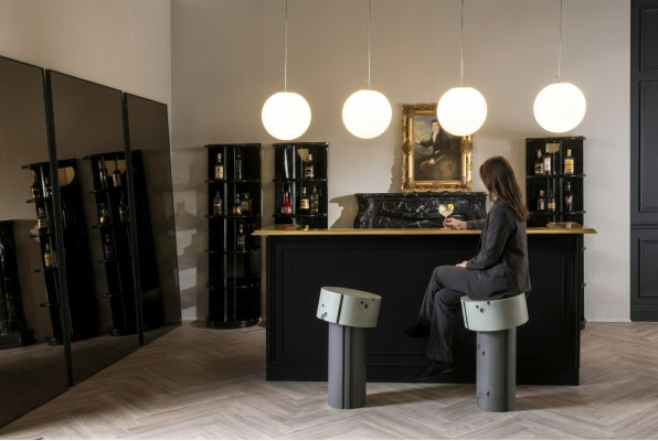 Taburete de sala de estar Muebles de sala de estar Diseño italiano Banco Mobiliario de lujo