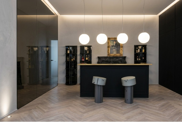 Taburete de sala de estar Muebles de sala de estar Diseño italiano Banco Mobiliario de lujo