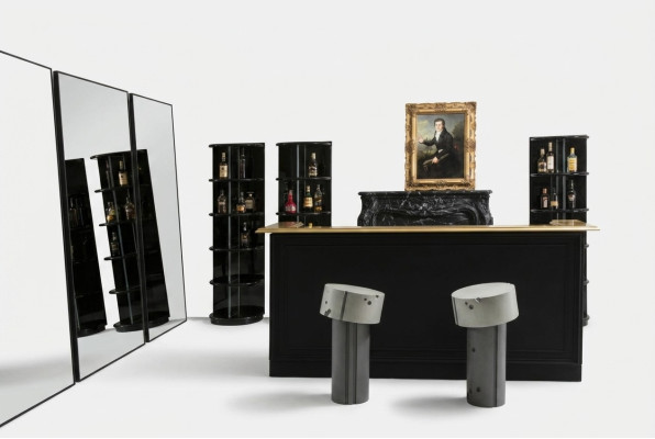 Taburete de sala de estar Muebles de sala de estar Diseño italiano Banco Mobiliario de lujo
