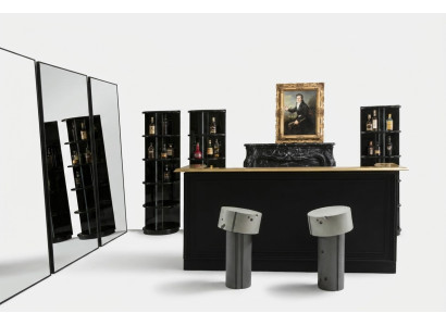 Taburete de sala de estar Muebles de sala de estar Diseño italiano Banco Mobiliario de lujo