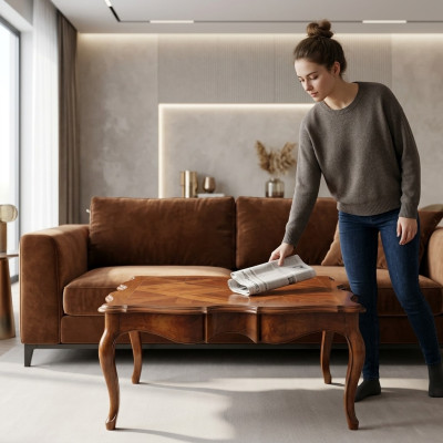 Mesa de centro diseño de sala de estar italiano mesa de madera comedor muebles mesas nuevo