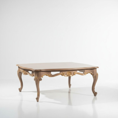 Mesa de centro diseño de sala de estar italiana mesa de madera comedor muebles mesas Nuevas