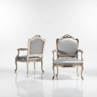Diseño de silla de madera maciza con apoyabrazos, silla de lujo para comedor, sala de estar, oficina, muebles.