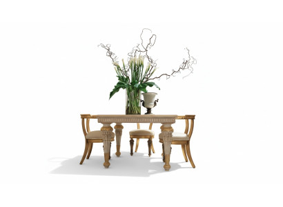 Mesa mesa de comedor Madera Mesas de comedor Comedor Mesas de diseño Madera Muebles de lujo Italia