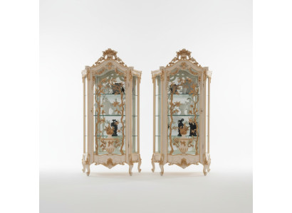 Vitrina de vidrio Armario Armarios Estante de madera Vitrina de diseño moderno para sala de estar Nueva