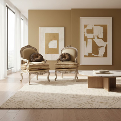 Sillón biblioteca Silla de lectura Orejera Sofá Tapizado Muebles italianos de lujo