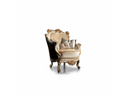 Silla Biblioteca Silla de Lectura Orejera Sofá Tapizado Muebles Italianos de Lujo