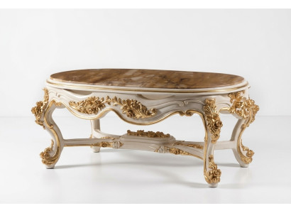 Mesa de centro Mesas de café Mesa de sala de estar Muebles italianos Barroco Rococó Nuevo