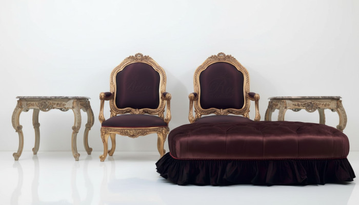 Mesa de café Mesa Mesita Mesa de centro Madera Real Auxiliar Barroco Rococó