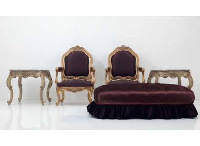 Mesa de café Mesa Mesita Mesa de centro Madera Real Auxiliar Barroco Rococó