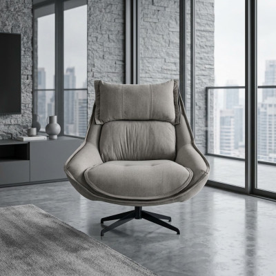 Silla giratoria de lujo, butaca Loft, diseño de muebles, sillón individual, sofá, sofá.