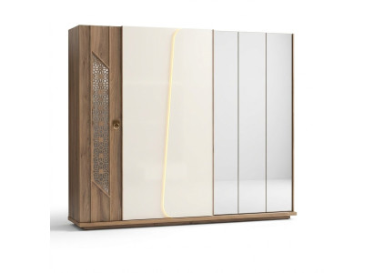 Armario Marrón Muebles de lujo en estilo italiano para dormitorio