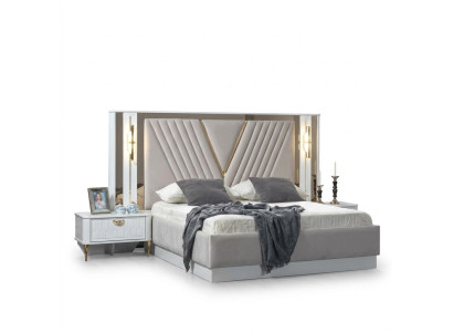 Cama Cama doble Camas Muebles Mobiliario Dormitorio Diseño de muebles