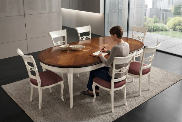Silla de comedor de madera maciza, diseño de silla con patrones tallados, muebles de sillón.