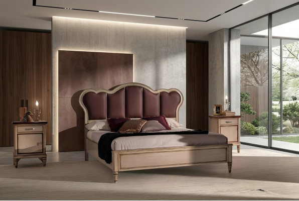 Cama Cama doble Dormitorio Camas Muebles de cama Vaccari cava Giovanni Camas Nuevas