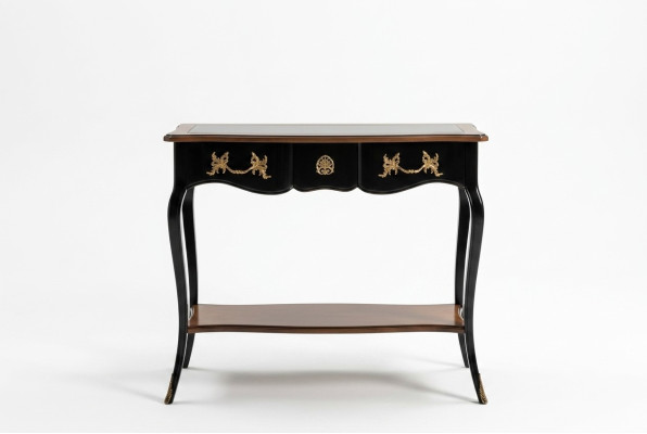 Mesa de consola, consolas, muebles, consola de madera, mesa telefónica, sirviente italiano.