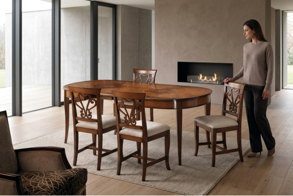 Sillas de comedor de madera Sillón de lujo Silla marrón Sillón nuevo de sala de estar.
