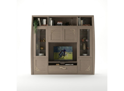 Mueble de pared aparador vitrina madera muebles de salón mueble de televisión diseño vitrinas