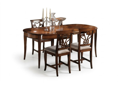 Mesas de comedor italianas Mesa de madera Mesas Muebles Mesa de comedor Estilo antiguo Madera maciza