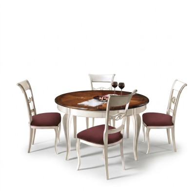 Mesa Mesa de comedor Madera Mesas de comedor Diseño Madera Muebles de lujo Italia