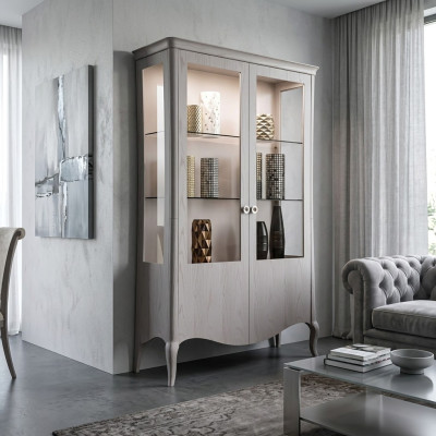 Armario de cristal Aparador de salón Vitrina Aparador de comedor Armarios de madera Muebles