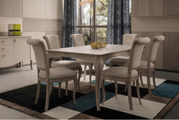 Mesa de comedor Conjunto de comedor Muebles Grupo de mobiliario Mesa + Juego de sillas 6 piezas Set 7 piezas.