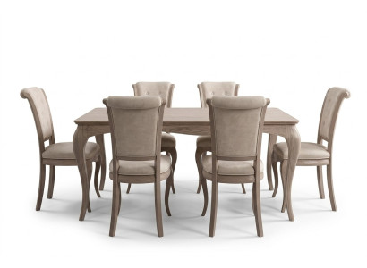 Mesa de comedor Conjunto de comedor Muebles Grupo de mobiliario Mesa + Juego de sillas 6 piezas Set 7 piezas.