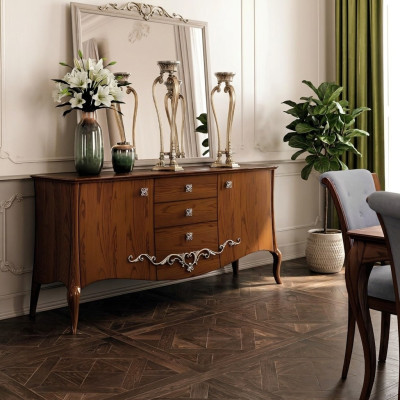 Cómoda Cajones Madera Cómodas Sala de estar Aparador Armario Armarios Macizo