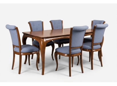 Muebles Grupo de Mobiliario Mesa + Conjunto de 6 Sillas de Comedor de 7 Piezas.