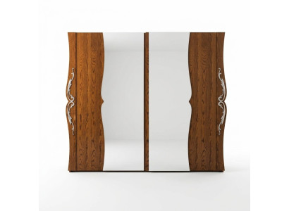 Dormitorio Armario Muebles de madera Barroco Nuevo Armario clásico Armarios