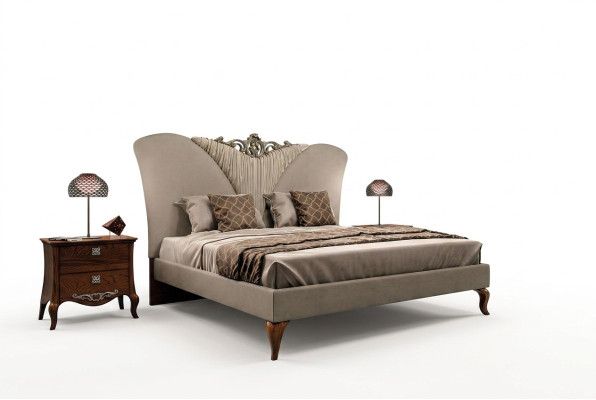 Juego de dormitorio Completo Cama 2x Mesita de noche 3 piezas Set Diseño Lujo Sets completos