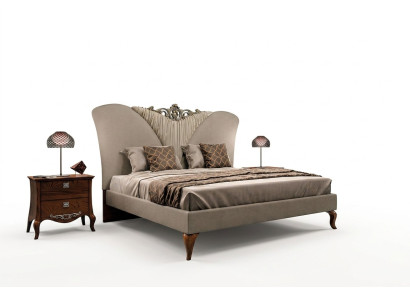 Juego de dormitorio Completo Cama 2x Mesita de noche 3 piezas Set Diseño Lujo Sets completos