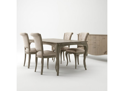 Muebles Conjunto Grupo Mesa + 4 sillas Set de 5 piezas Conjunto de comedor Comedor