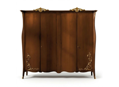 Armario de madera armario armario de madera dormitorio muebles macizos Italia madera maciza