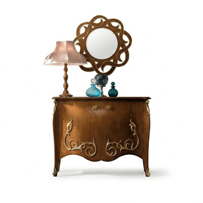 Mesa de consola Mesas de consola Muebles Consola de madera Teléfono auxiliar italiano
