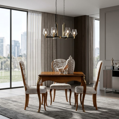 Silla tapizada marrón, sillas de comedor, silla de oficina, sillón, sillón, silla de diseño
