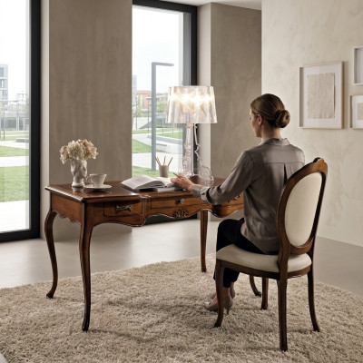 Consola Mesa Consolas Muebles de mesa de madera Teléfono Auxiliar Italiano