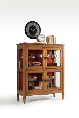 Salón vitrina de cristal Aparador de comedor Muebles de armarios de madera