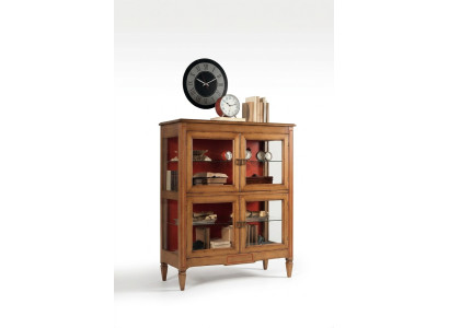 Salón vitrina de cristal Aparador de comedor Muebles de armarios de madera
