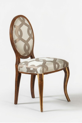 Comedor Muebles de madera Sillas Diseño de lujo Silla tapizada Respaldo Asiento Muebles de oficina Nuevo