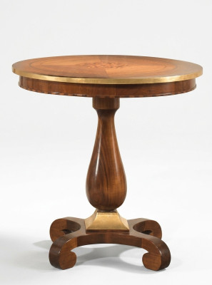 Mesa de comedor de lujo redonda en madera maciza Italia nueva mesas de comedor muebles redondos.