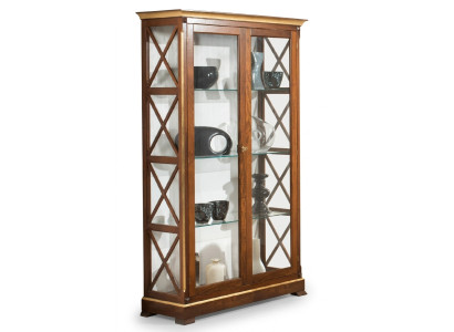 Mueble de salón de madera maciza con vitrina de vidrio de madera noble vitrina aparador nuevo.