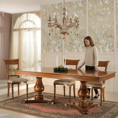 Sillas de comedor de madera Silla de lujo marrón Sillas de salón Muebles nuevos
