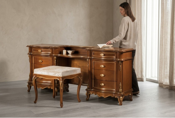 Mesa de consola de diseñador de madera Mesa de consola Consolas Muebles de tocador.