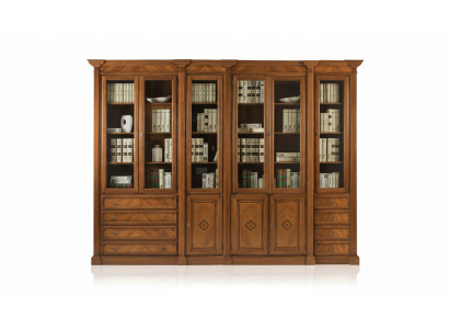 Estantería de libros marrón armario vitrina estante de libros vitrina librería estantes nuevo